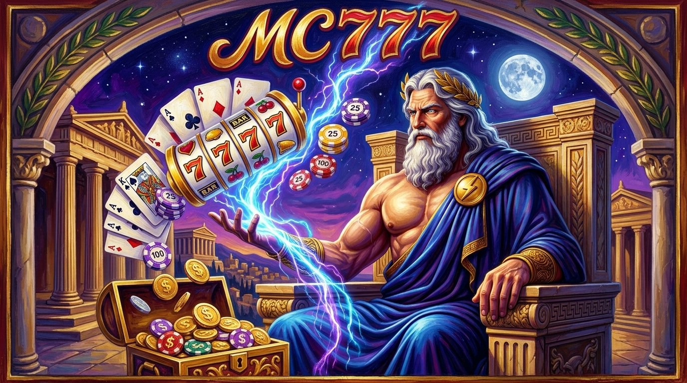 Ilustrasi kebijakan privasi MC777 dengan ikon data dan kunci